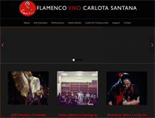 Tablet Screenshot of flamenco-vivo.org